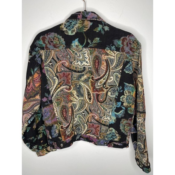 Vintage Allen Wah Multi Pattern Buttoned Jacket - Picture 6 of 7